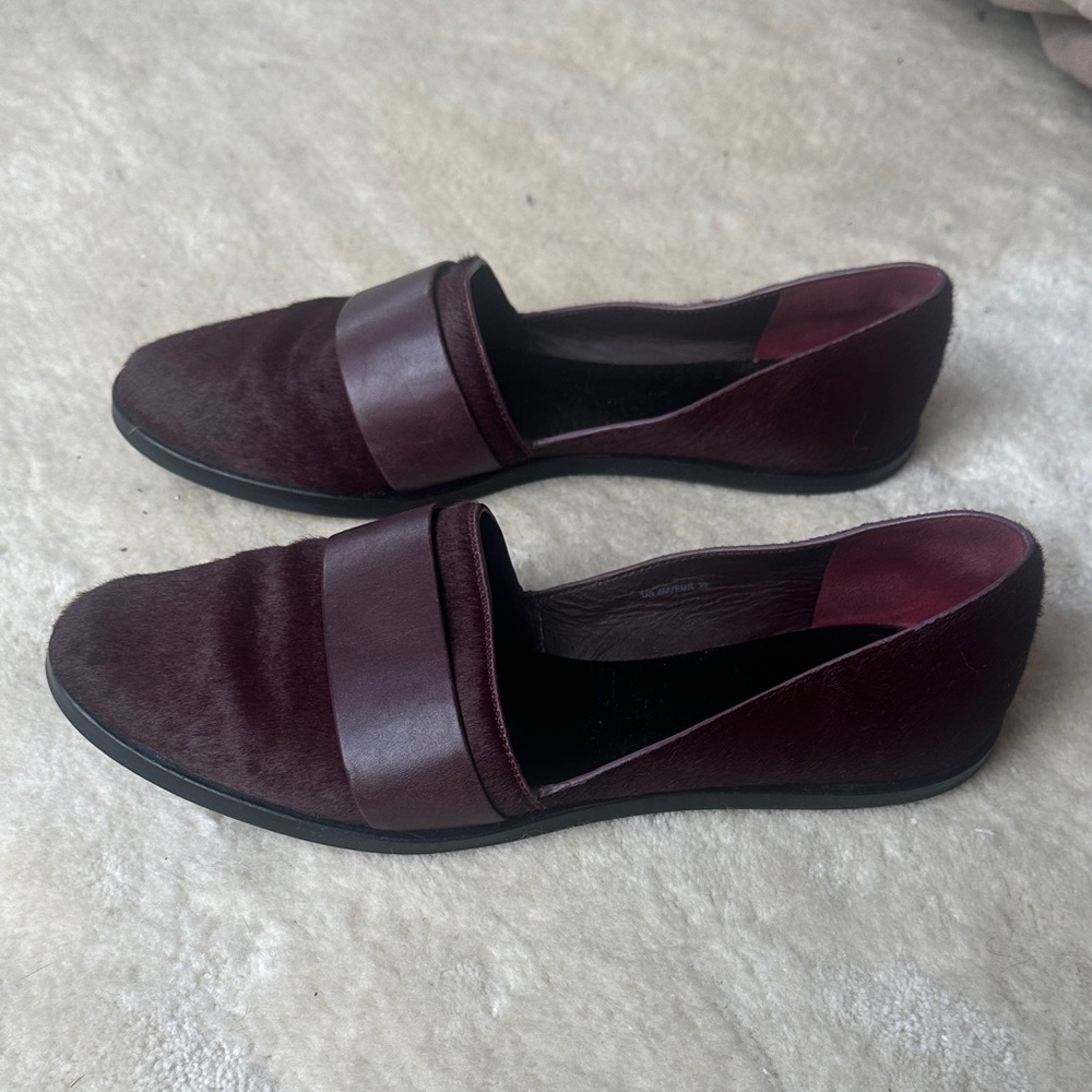 Vince Burgundy Loafers